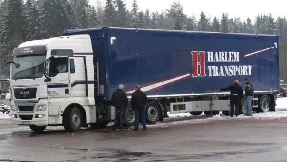 Fra en tidligere overlevering av en Närko semitrailer til Harlem Transport AS.