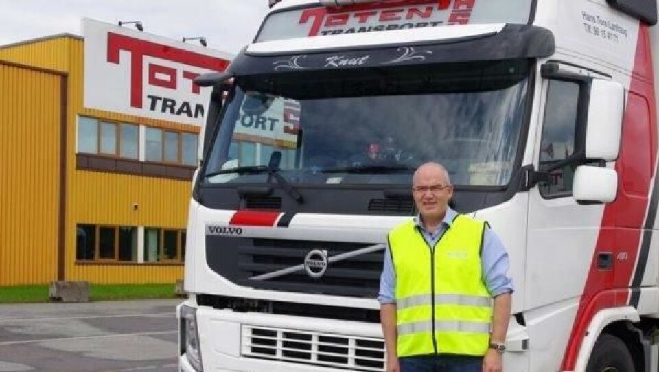 Roy Jakobsen er uenig med styret i Toten Transport.