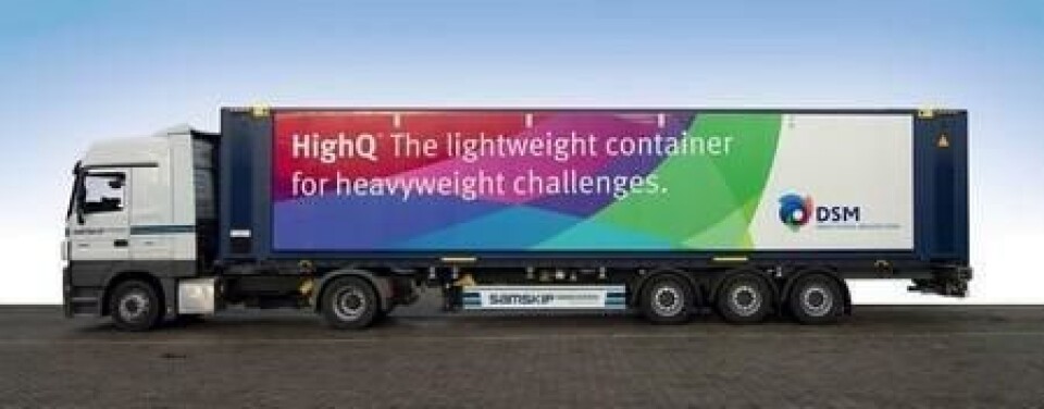 Ny container-lettvekter lansert i dag.