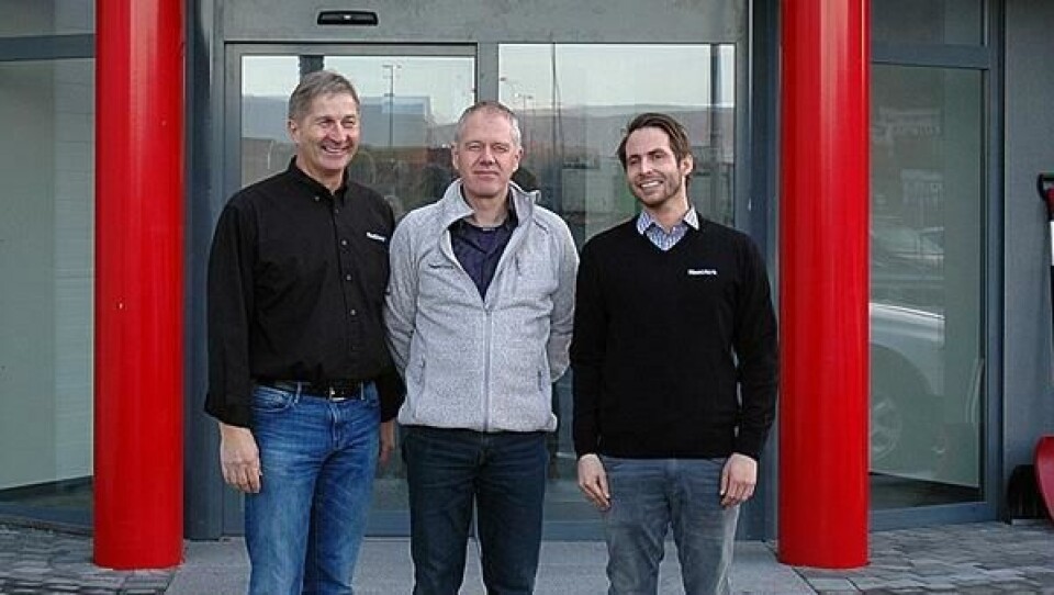 Heatwork rigger seg for fremtiden og styrker sitt lederteam. Fra venstre styreleder Almar Markussen, Børre Simonsen og Reidar Schille.