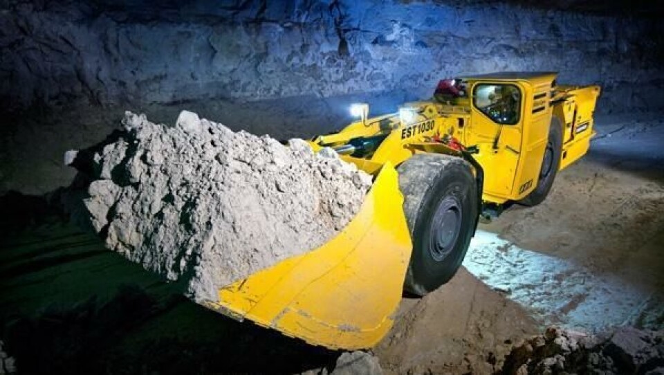 Scooptram EST 1030 er en ny elektrisk gruvelaster fra Atlas Copco.