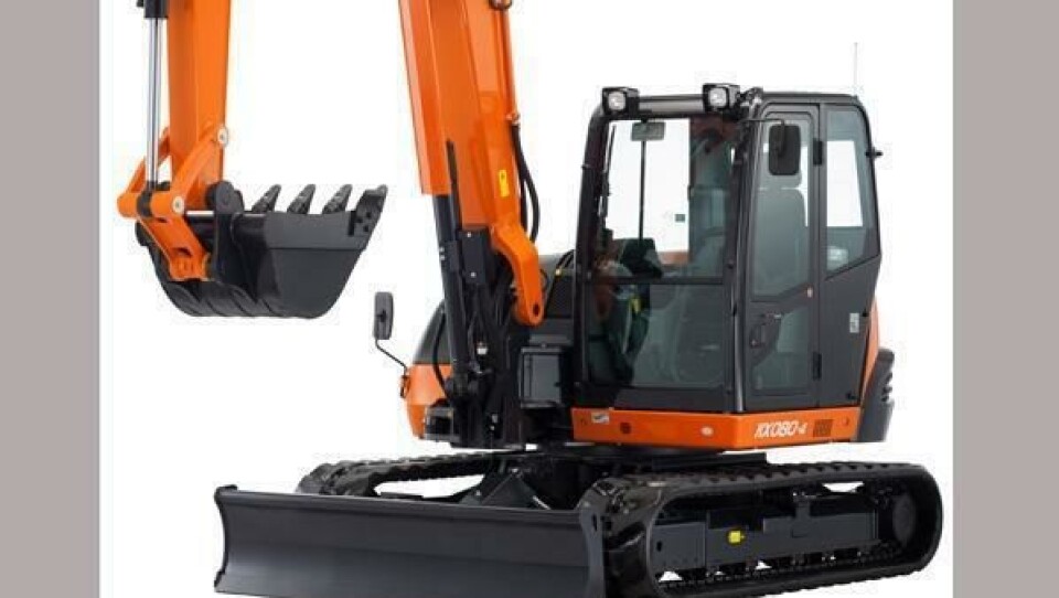 Ny 8 tonner fra Kubota