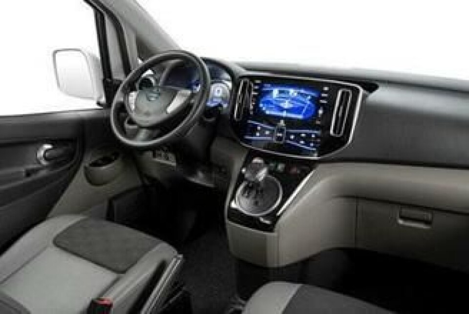 Interiøret i e-NV200.