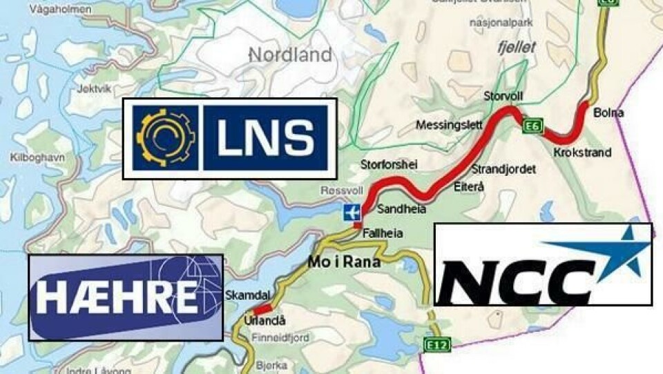 En av de tre entreprenørene signerer kontrakt med Statens vegvesen før sommeren 2015 på bygging og drifting av E6 Helgeland nord.