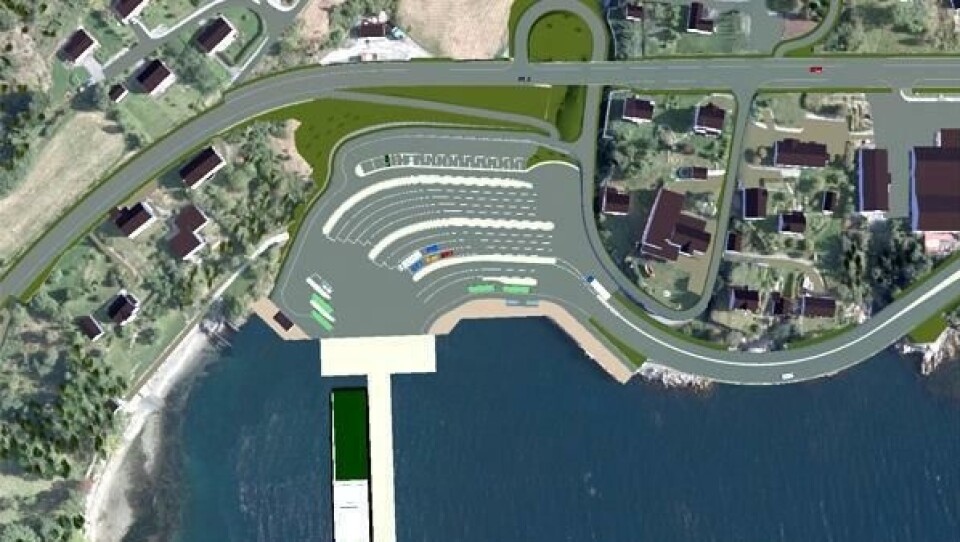 NCC bygger ferjekai i Lavik for 213 mill. kroner.