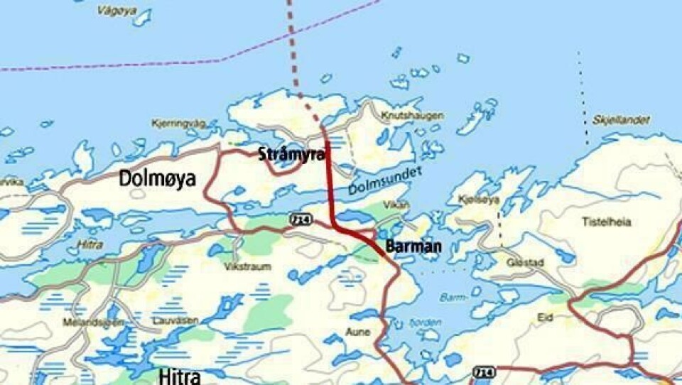 NCC lavest på Dolmsundbrua