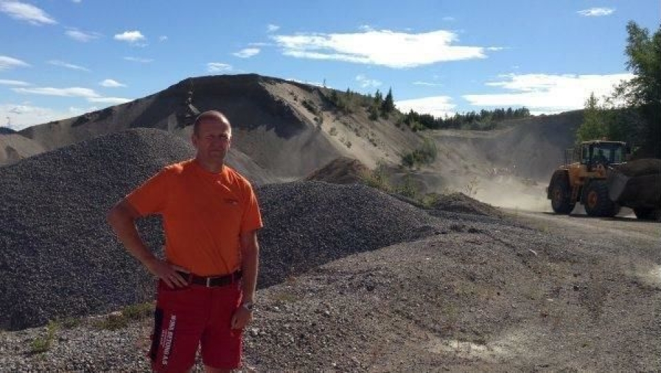 På vegne av grunneierne har Ingar Jensen kjempet for en fornuftig utvinningstakt av sand og grus i Monaryggen.