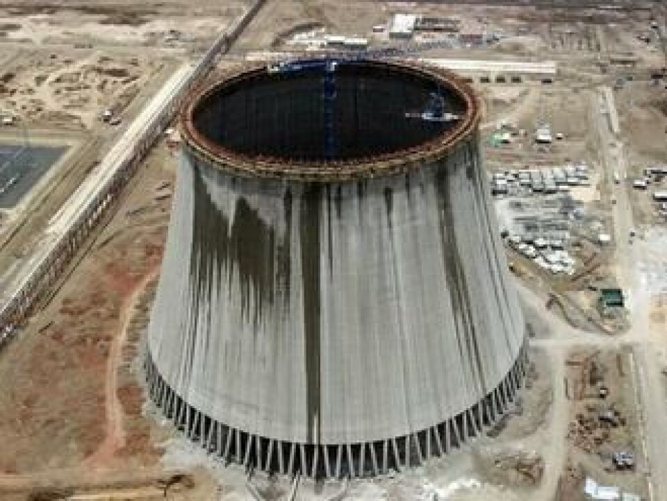 Det er imponerende dimensjoner på byggverket.