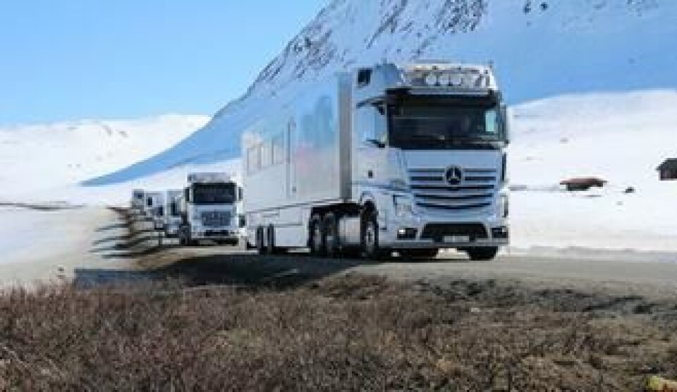 Mercedes-karavanen er i gang