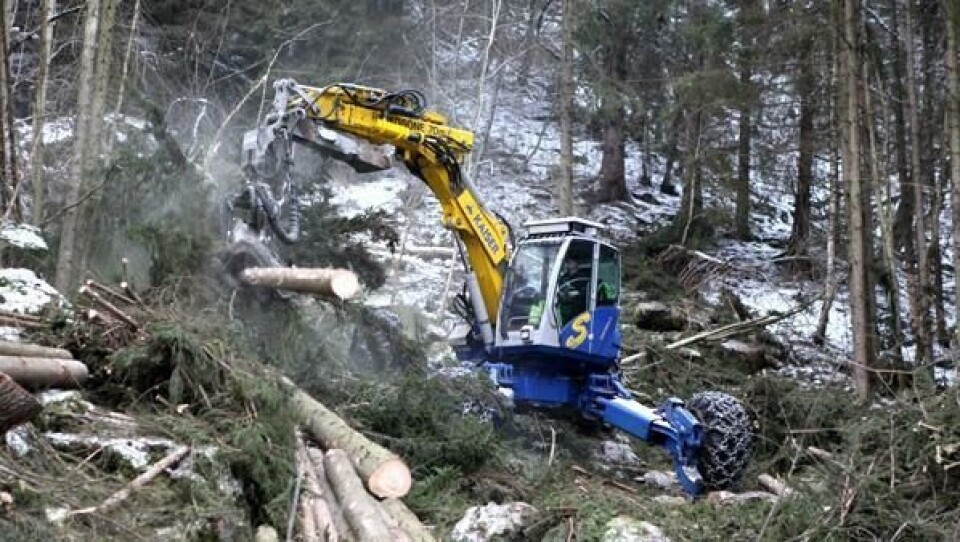 Maskin for bratt terreng