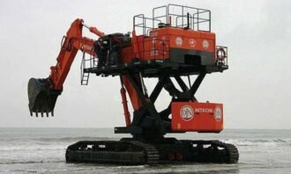 Denne Hitachi-maskinen er et høydepunkt i dobbel forstand.