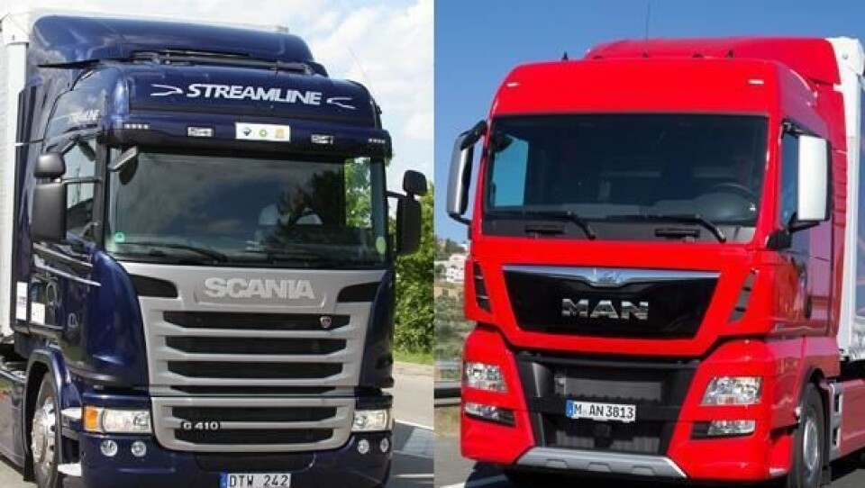 MAN og Scania med samarbeid