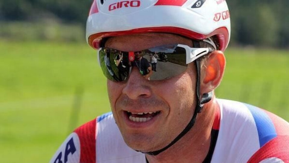 Alexander Kristoff fra Katjusja vant 2. etappe av Arctic Race of Norway 2014.
