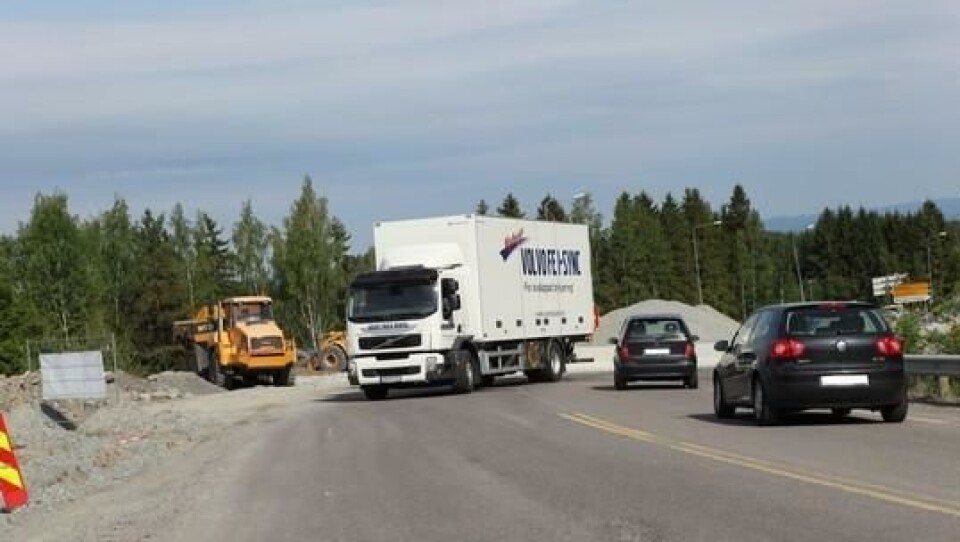 Man skjemmer ikke ut trafikkbildet med en Volvo FE 260 distribusjonsbil.