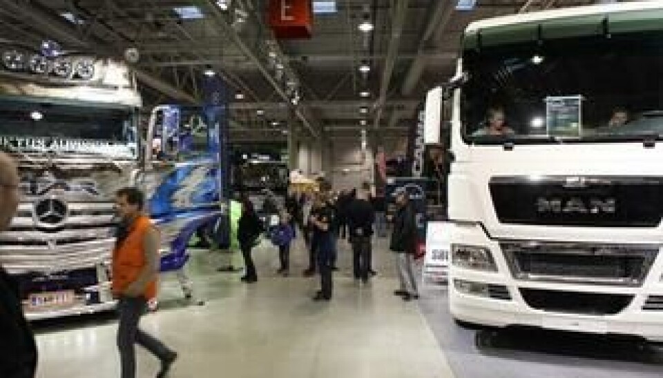 Mercedes-Benz, MAN, Volvo og Scania var plassert som nærmeste naboer på messen, og alle syntes det var bra at det ble et stort importørområde i år.