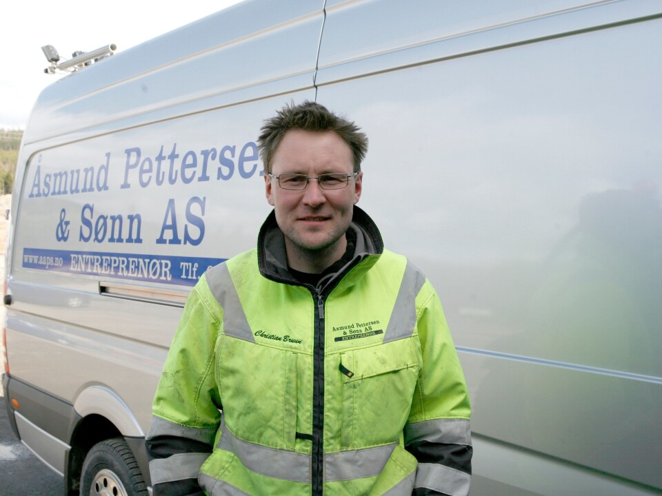 Firmaets daglige leder, Christian Bruun, lanserte idéen om «Skogsdumperen».
