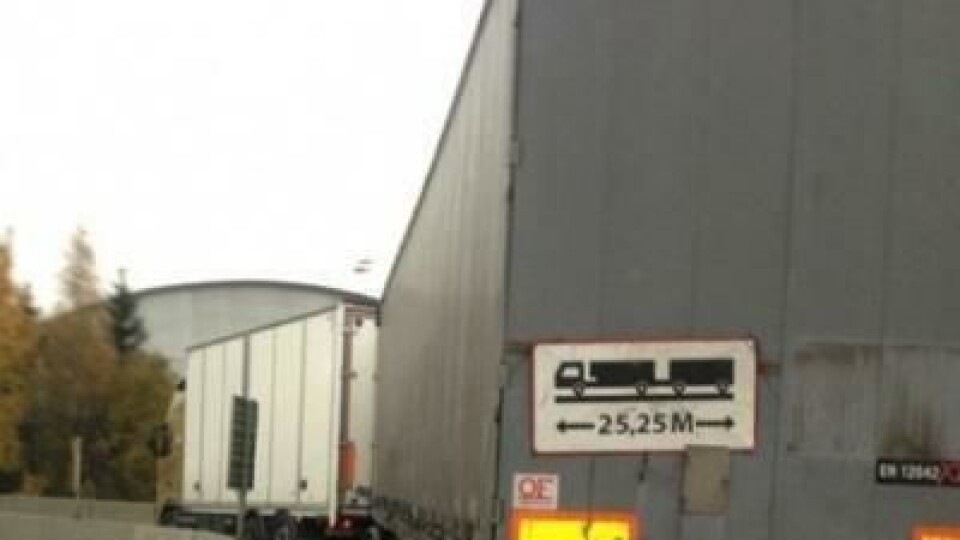 25,25-metringer til Trondheim.