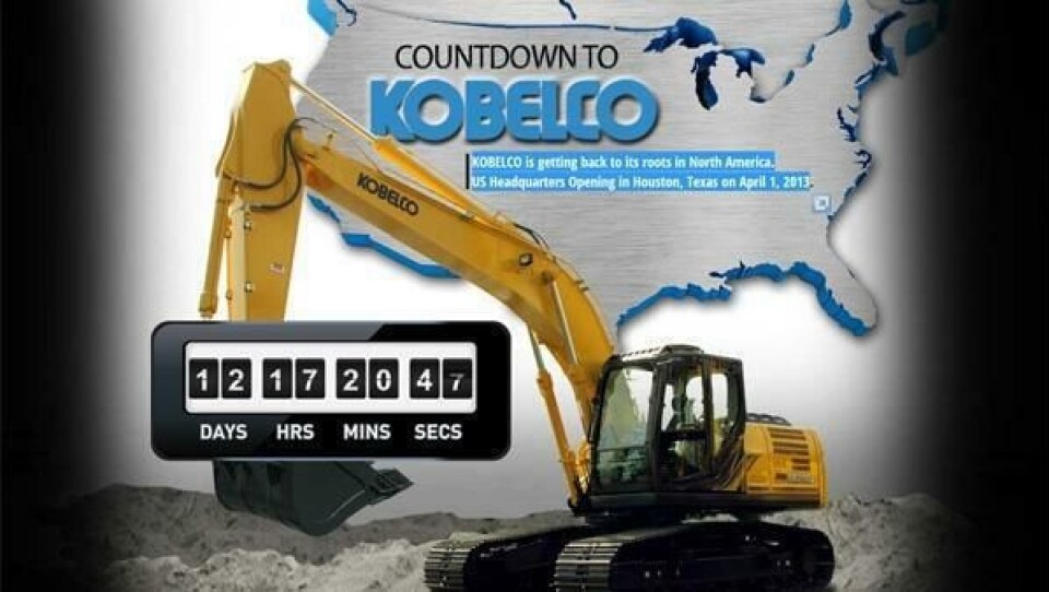 Kobelco teller ned