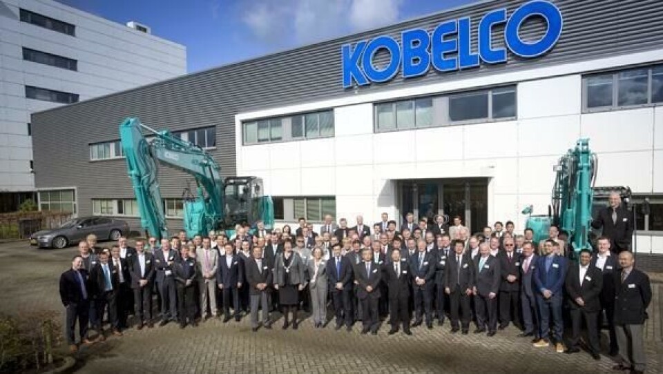 Kobelcos Europa-hovedkontor i nederlandske Almere, Flevoland er offisielt åpnet.