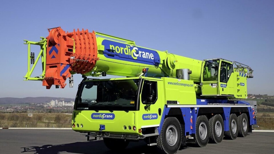 Nordic Crane har blant annet bestilt en slik Liebherr LTM 1130.