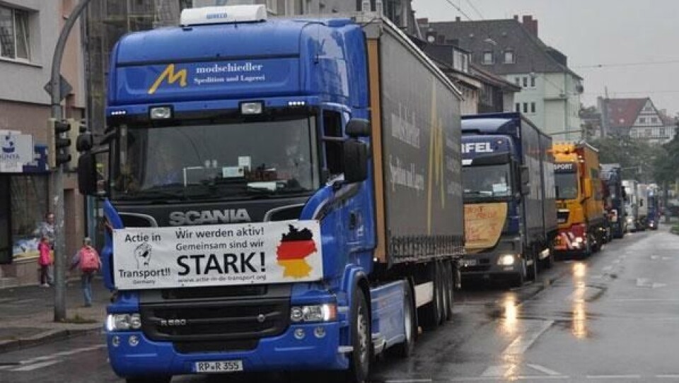 Glimt fra prosesjonen i Dortmund.