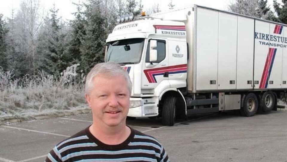 Geir Inge Kirkestuen, daglig leder i Kirkestuen Transport AS.
