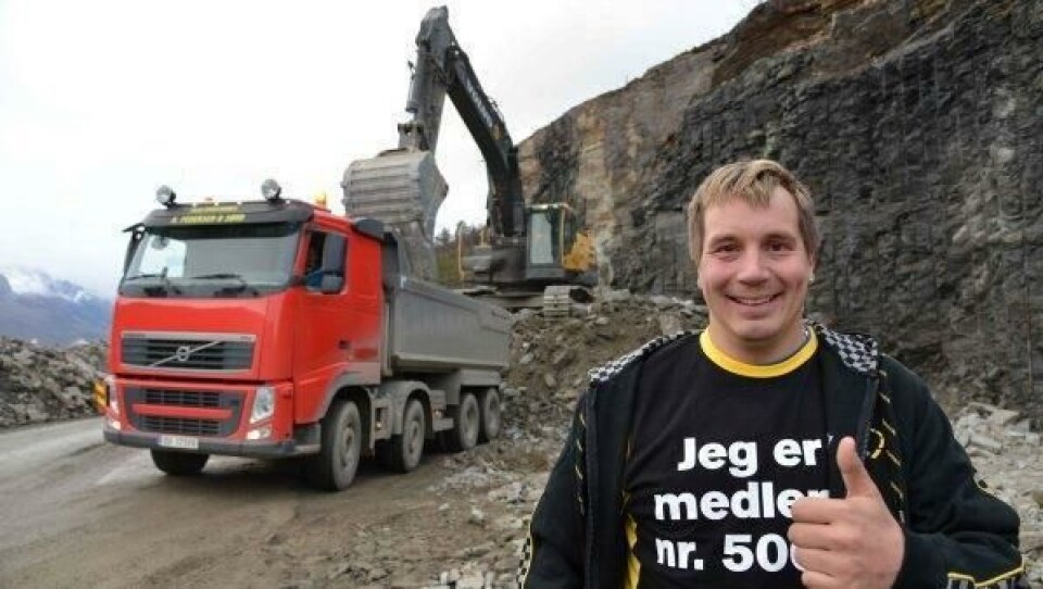 Jostein Biti fra Kautokeino ble medlem nr. 5000.