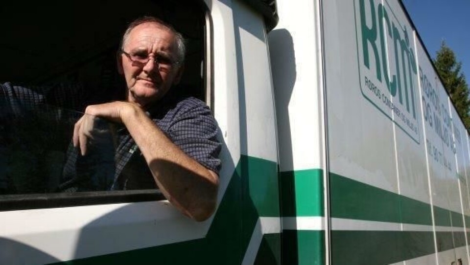 AT.no møtte landeveiens ridder, John Tamnes, på Transportmessa.