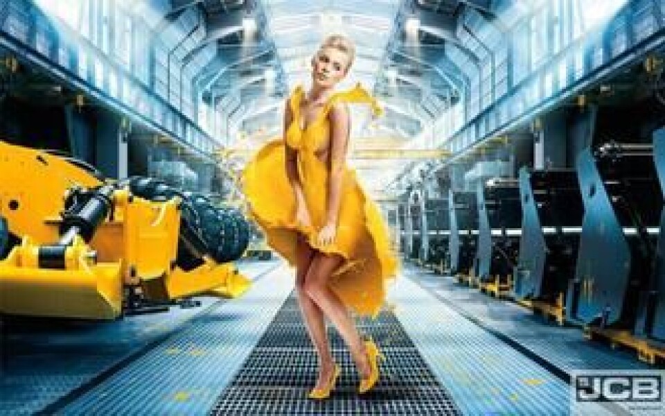 JCB sprer det gule budskap