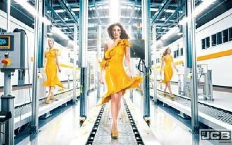 JCB sprer det gule budskap