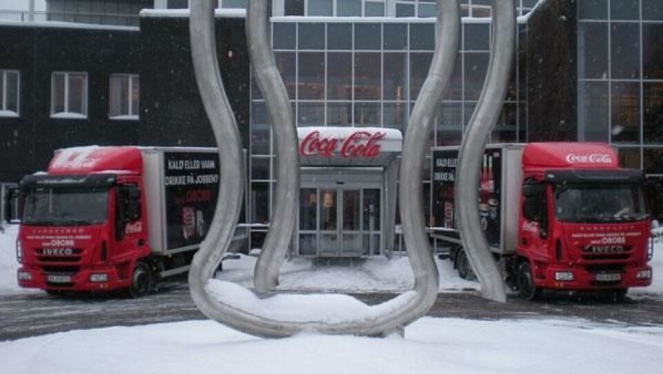 Iveco Norge AS har levert 7 Eurocargo til Coca-Cola Enterprise.