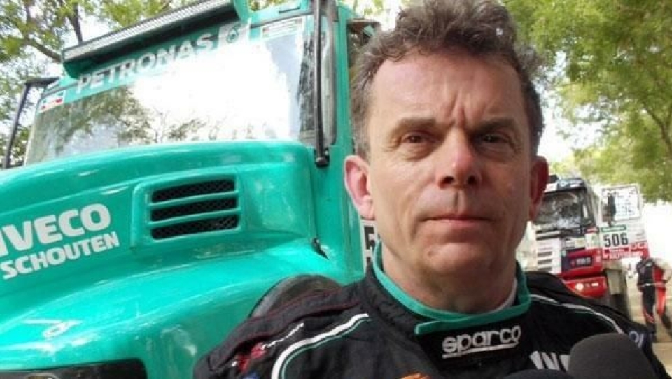 Hans Stacey i en Iveco Powerstar vant første lastebiletappe i Dakar Rally 2015.