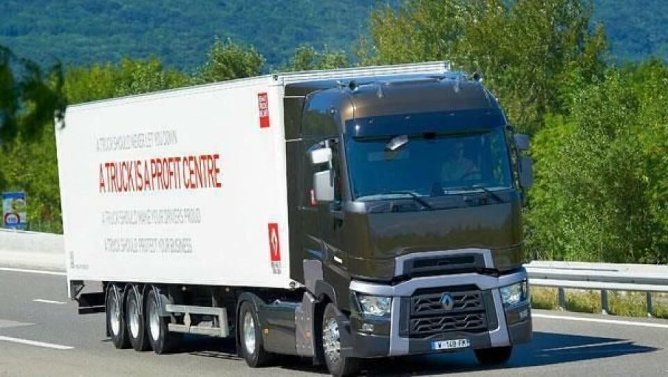 Renault T er annerledes og tøff på veien, særlig den høye varianten.