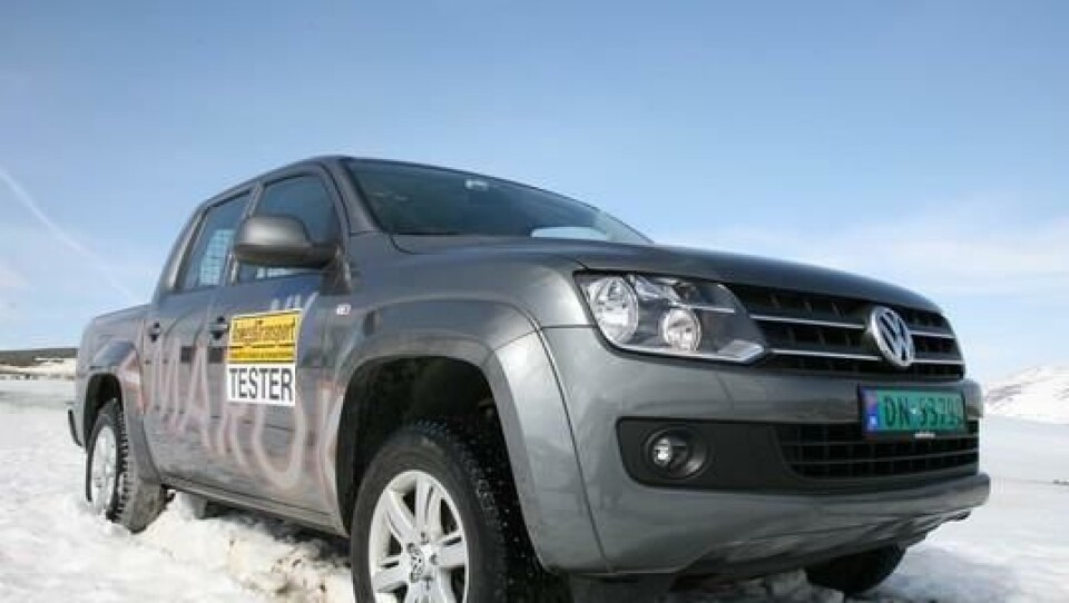 Nye VW Amarok har mange sterke sider. Hjuloppheng og dreiemoment sørger for at fremkommelighet er en av dem.