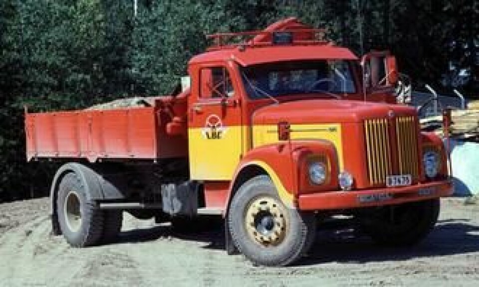 Introduksjonsåret var 1962 og bilen er Scania-Vabis L56: Svensk, masseforflyttende arbeidshest.