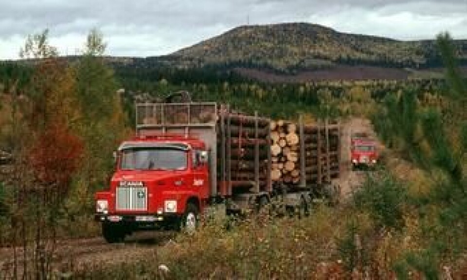 Scania LS 141 6x2 fra 1979.: Utviklet på 70-tallet da snutebilen utgjorde 50% av Scanias produksjon.