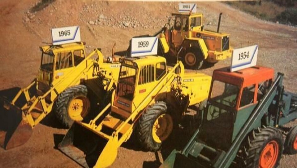 Maskiner som viser BM-epoker gjennom 30 år.