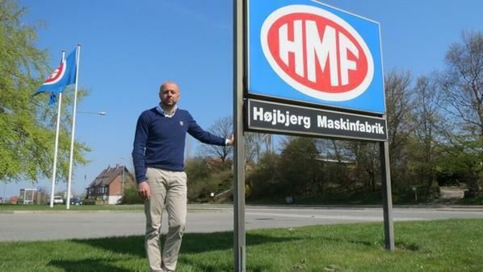 Annbjørn Vasdal, daglig leder i HMF Norge, har stor tro på et nytt konsept for kran og påbygg.