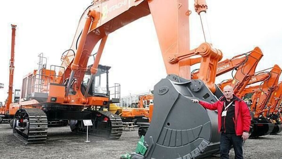 Vegard Gultvedt, Nastas stormaskinselger, ved 114-tonneren Hitachi EX1200-6 på 114 tonn.