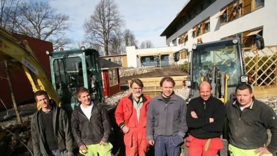 Det er mye press på denne gjengen nå. Fra venstre: Michael Jensen, Martin Gulliksen, Erik Kolsrud, Jørgen Thorvaldsen, Sven Mellby og Cisek Witold.