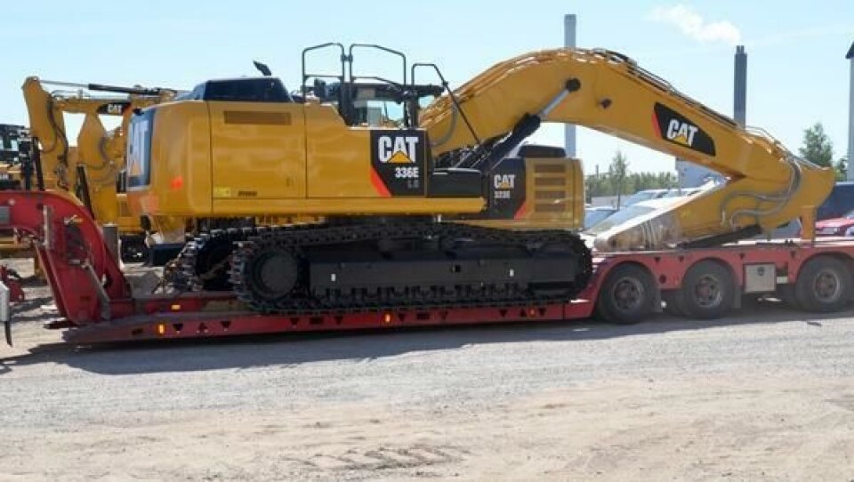 Norges første hybride Cat gravemaskin.
