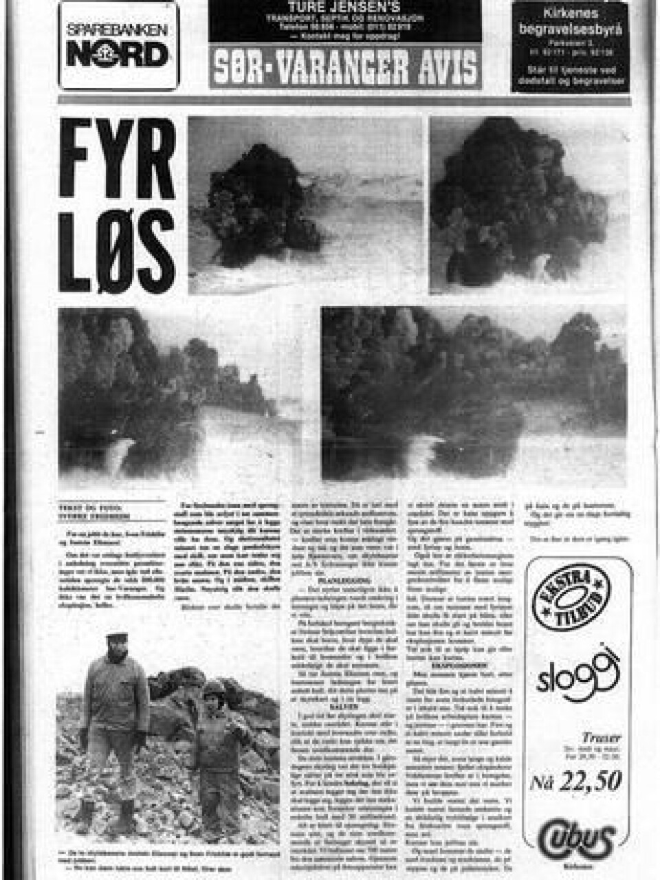 Har fyrt av 126.683 tonn sprengstoff