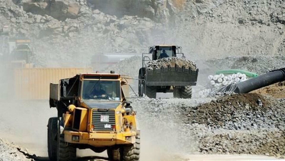 Bilde fra Veidekke Entreprenads virksomhet i Sverige.