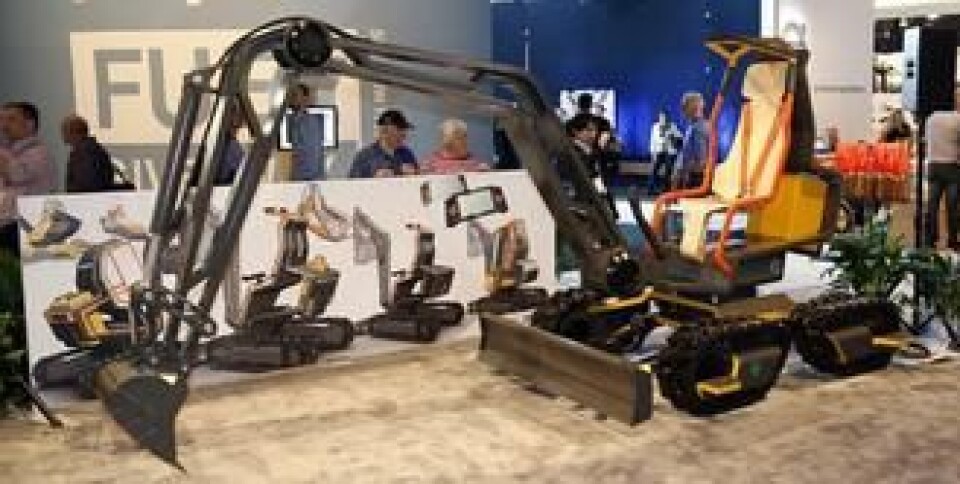 GaiaX vekker oppsikt på Volvos stand under Conexpo i Las Vegas.