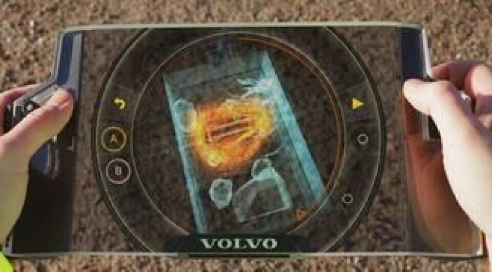 Nå systemet har scannet grunnen, får operatøren opp en tydelig illustrasjon på skjermen.