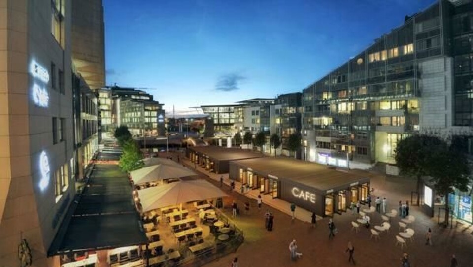 Gjør Aker Brygge til «containerhavn»