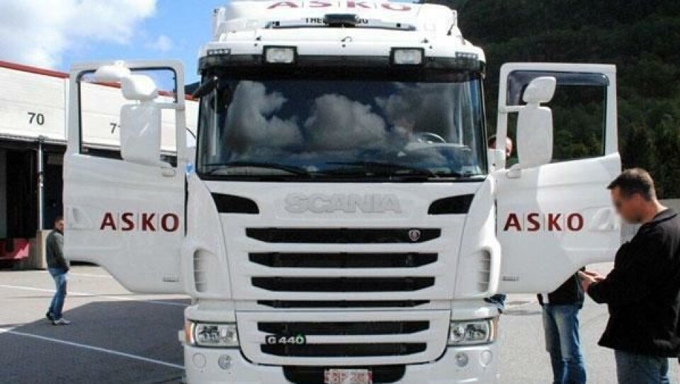 Scania med Euro 6-motor.