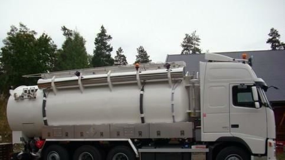 Den nye ladebilen har kapasitet på 350 kg i minuttet og prislappen er 4 mill. kroner.