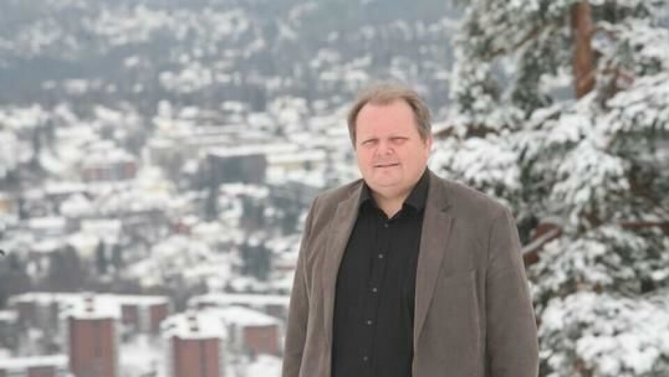 Oddvar Steinsholt fra PeWe var en av foredragsholderne på Avfallsdagene i Holmenkollen.