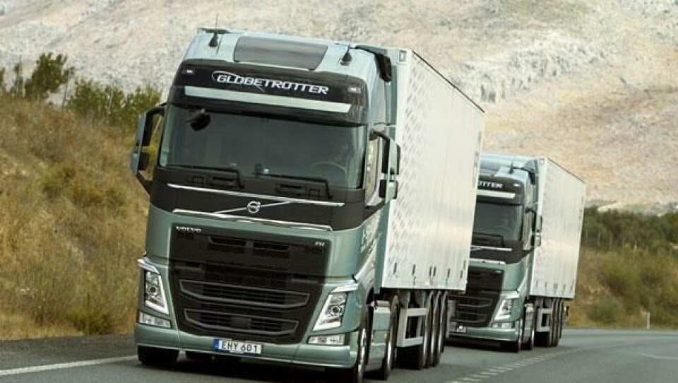 Volvos vekst i den tyngste klassen driver mesteparten av veksten i lastebilmarkedet.